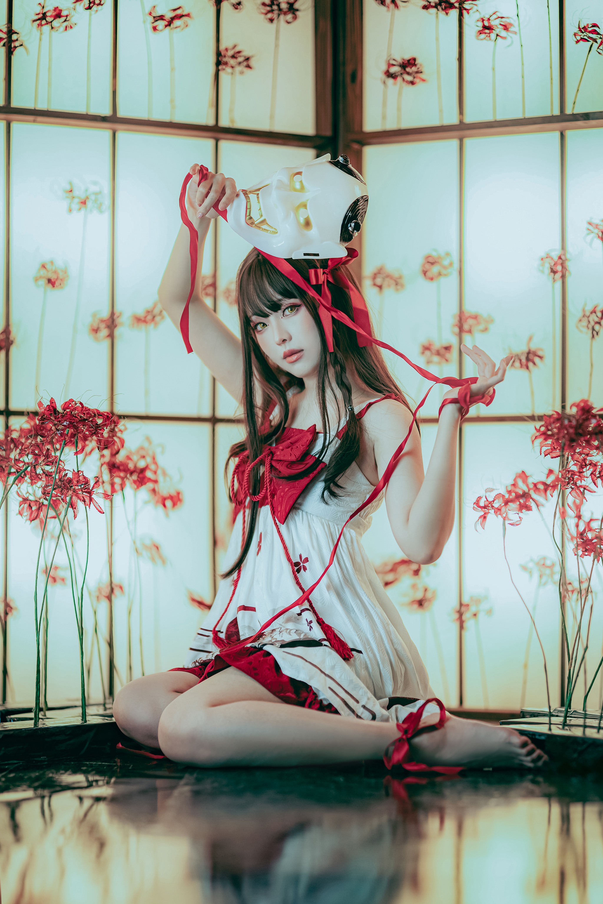 ElyEE子 - NO.150 A-Oni Higanbana鬼面彼岸 [15P]-XikXak